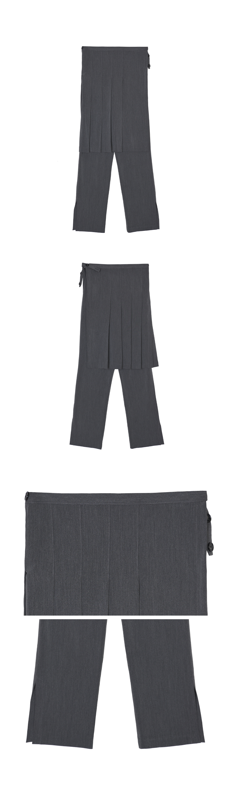 ★ MISEKI SEOUL★ Pleats skirt pants BLACK MSK252PT02BK Issey Miyake Pleats Please Wide Leg November Pants in Black