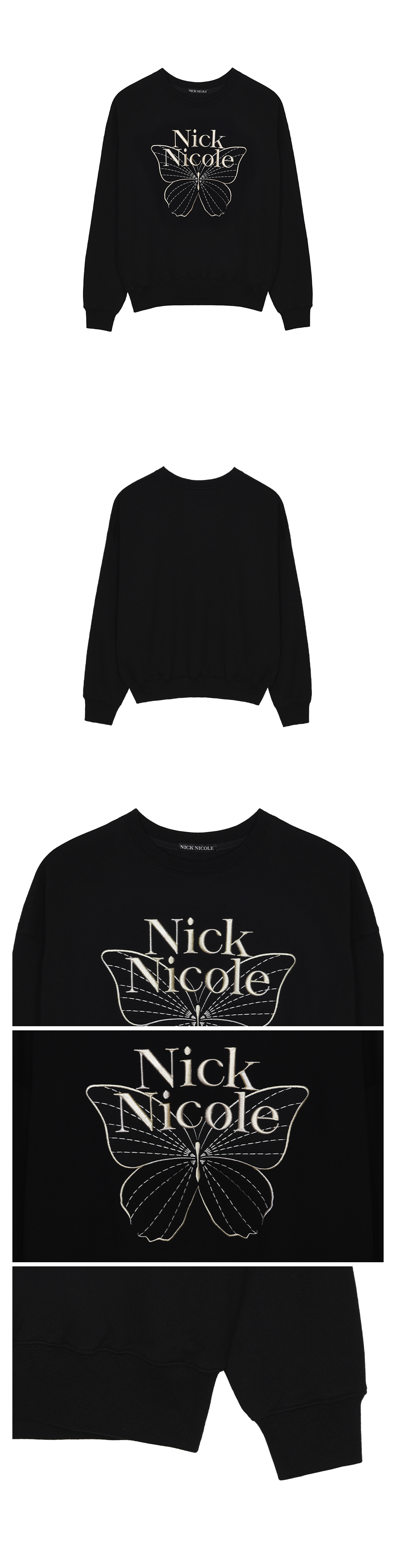 VOLUME BUTTERFLY SIGNATURE SWEATSHIRT #徐睿知同款! - 10 COLORS AS SHOWN