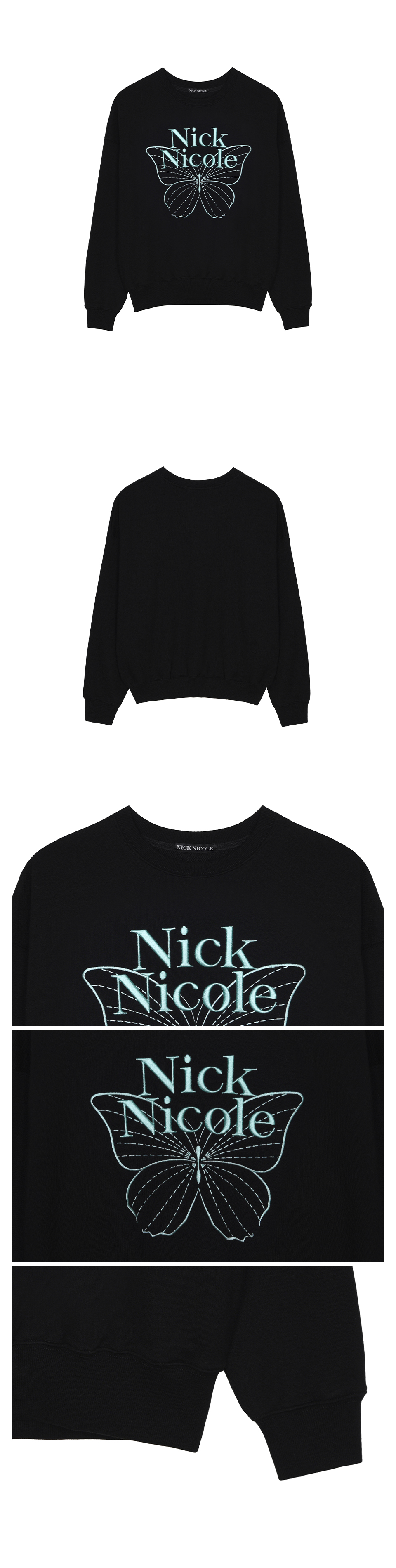 VOLUME BUTTERFLY SIGNATURE SWEATSHIRT #徐睿知同款! - 10 COLORS MINT