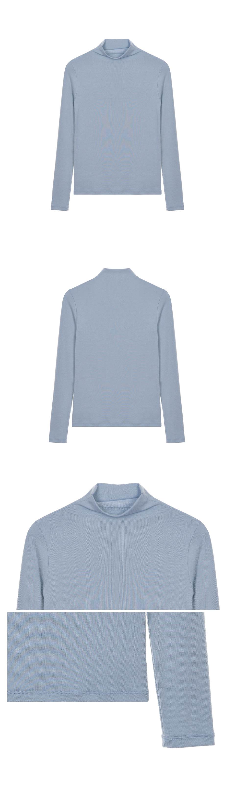 HIGH NECK SLIM TOP #徐睿知同款! - 11 COLORS AS SHOWN