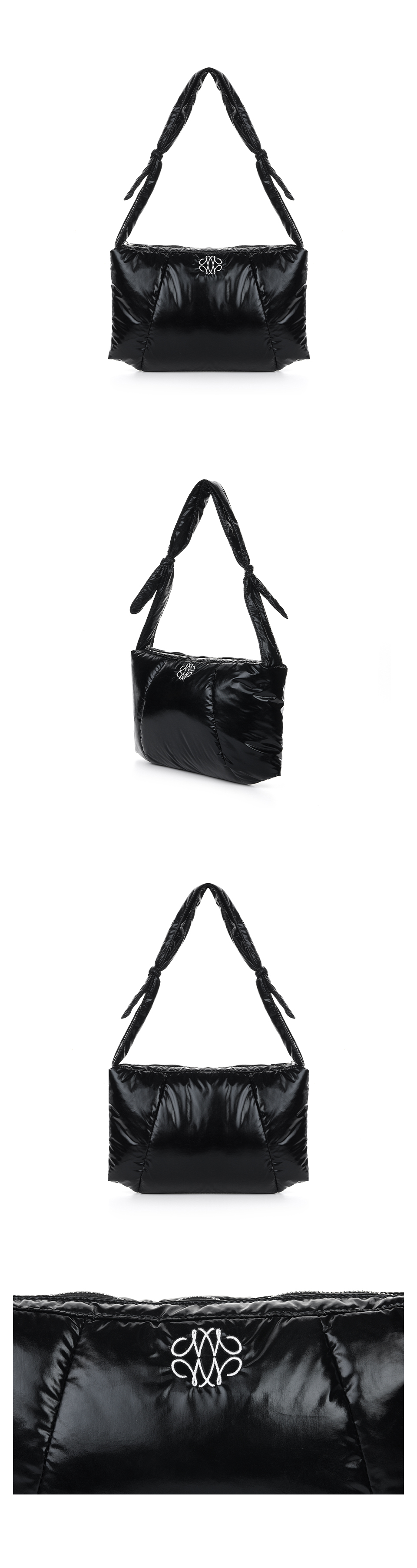 MUSINSA | NICK&NICOLE NICOLE SQUARE SHOULDER PADDING BAG_2 COLOR