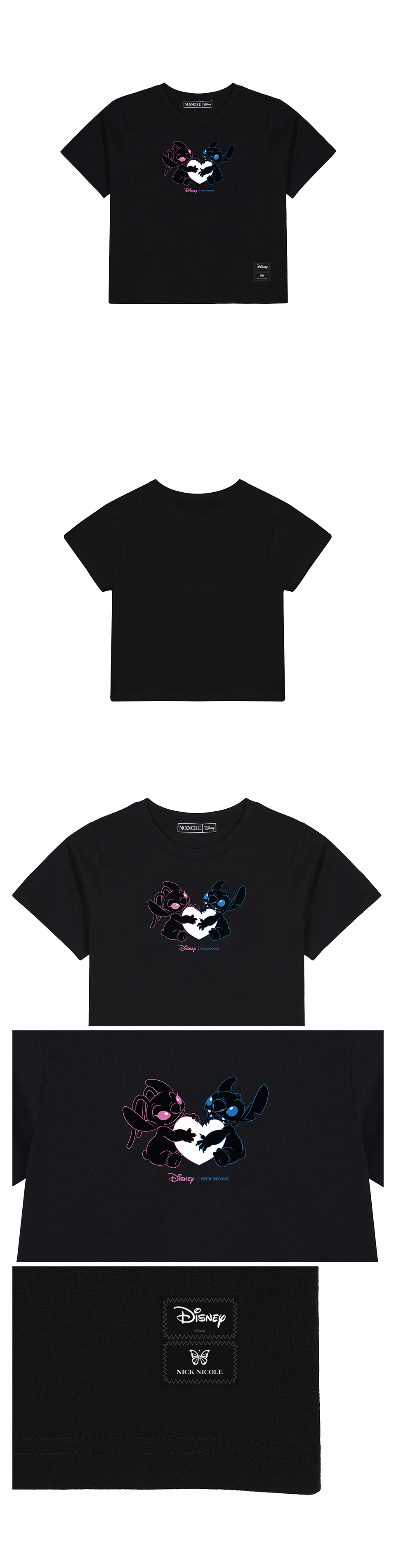 【NICK&NICOLE】 DISNEY STITCH COUPLE OF LOVE CROP TOP/追跡付 MUSINSA | NICK&NICOLE DISNEY STITCH COUPLE OF LOVE CROP