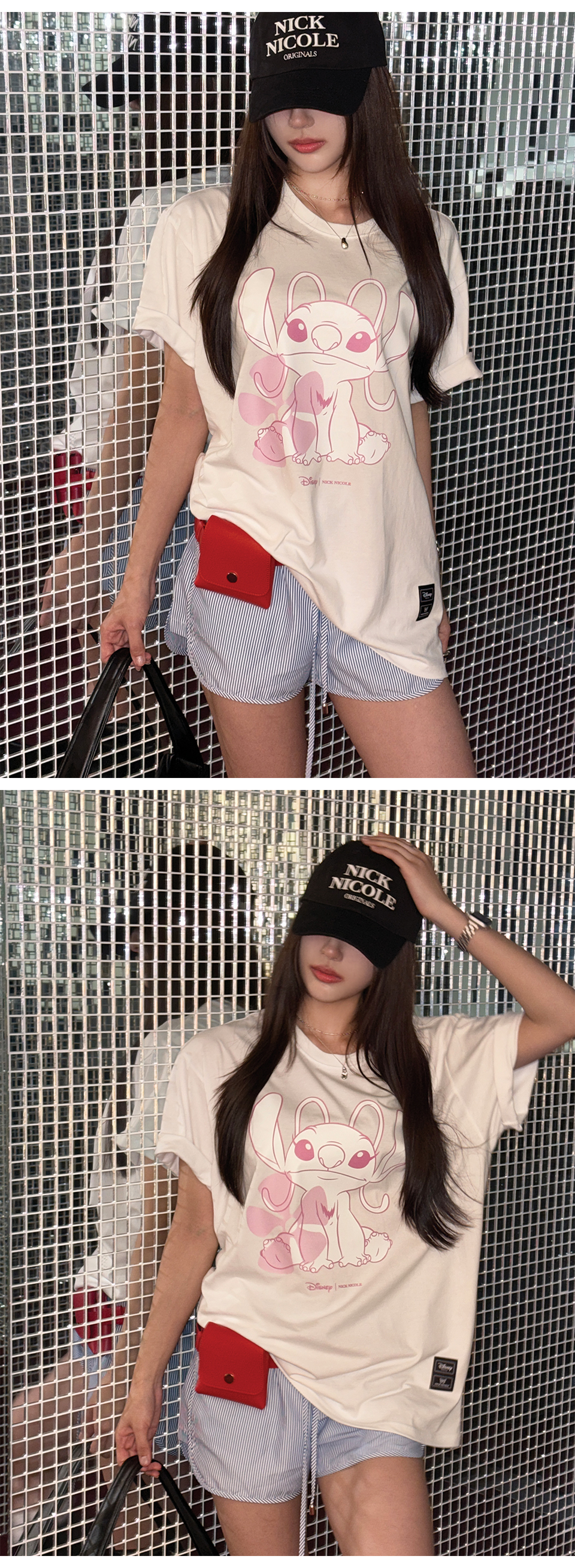 【NICK&NICOLE】 DISNEY TROPICAL ANGEL STITCH TOP / 追跡付 MUSINSA | NICK&NICOLE DISNEY TROPICAL ANGEL STITCH TOP_WHITE