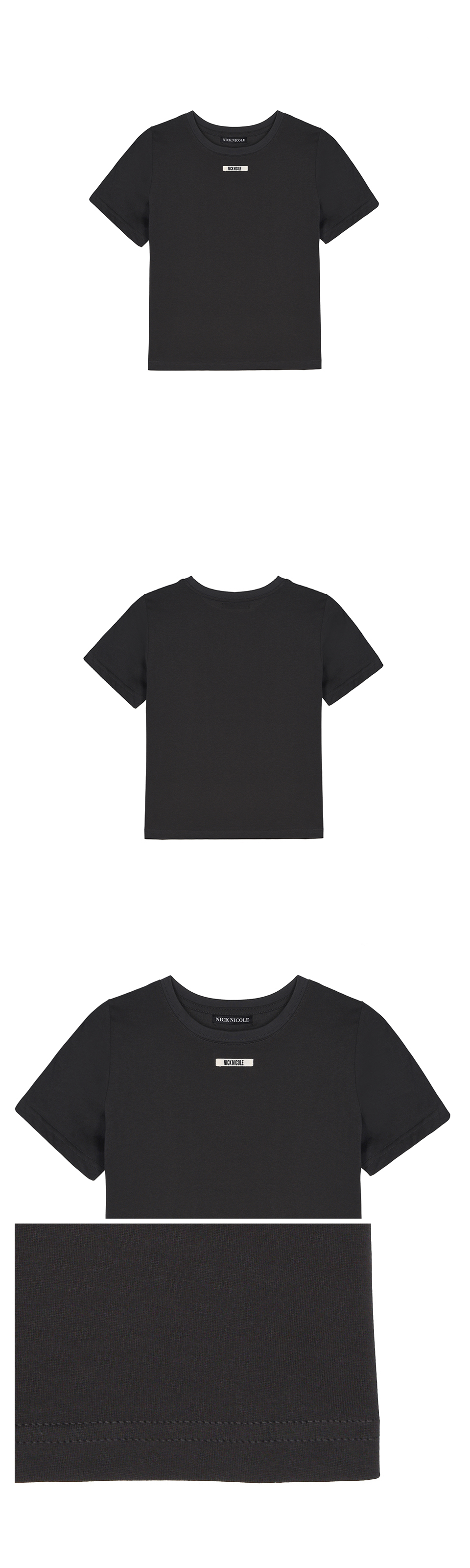 【NICK&NICOLE】 ESSENTIAL NICOLE LABEL SEMI SLIM TOP /追跡付 MUSINSA公式 | NICK&NICOLE ESSENTIAL NICOLE LABEL SEMI SLIM