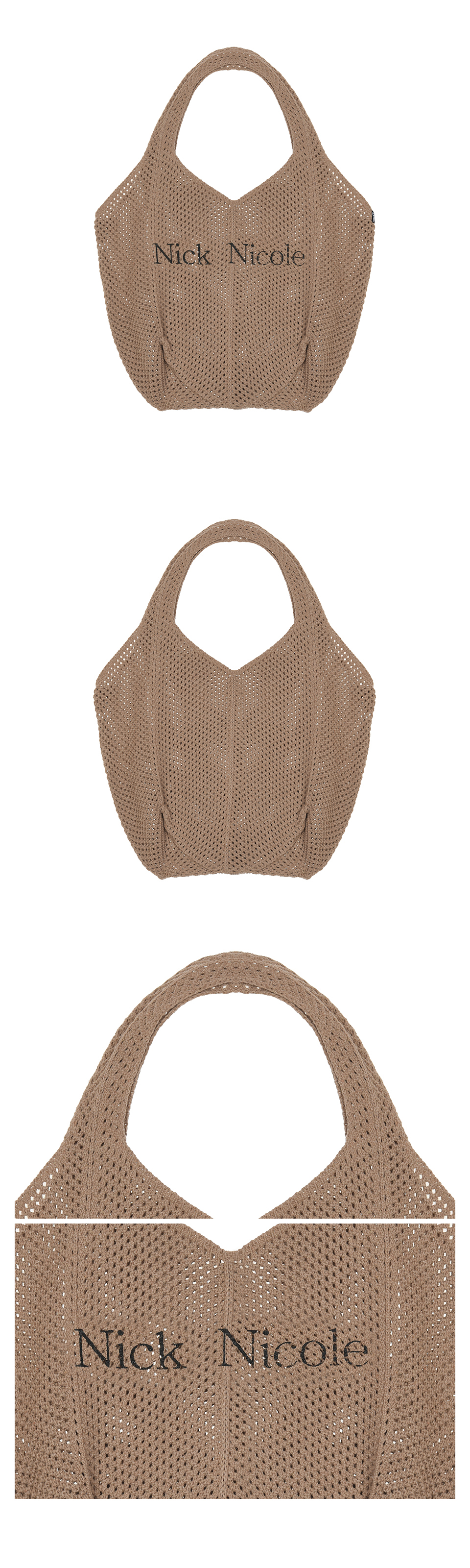 【NICK&NICOLE】 NICOLE CROCHET KNIT BAG /追跡付 MUSINSA公式 | NICK&NICOLE NICOLE CROCHET KNIT BAG_BROWN