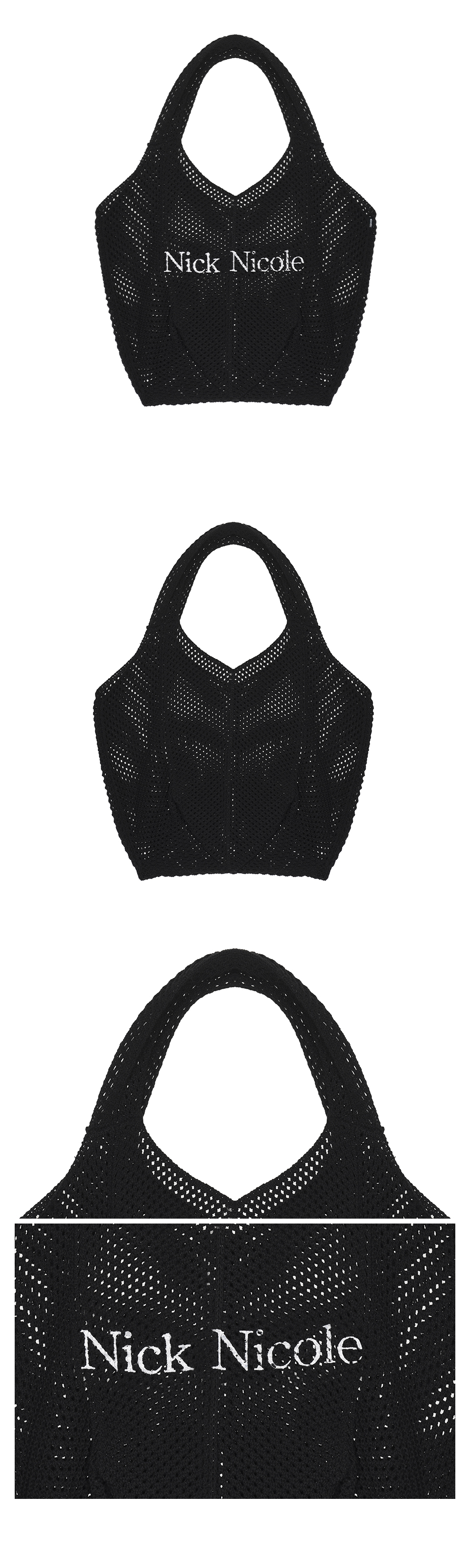 MUSINSA公式 | NICK&NICOLE NICOLE CROCHET KNIT BAG_7COLOR
