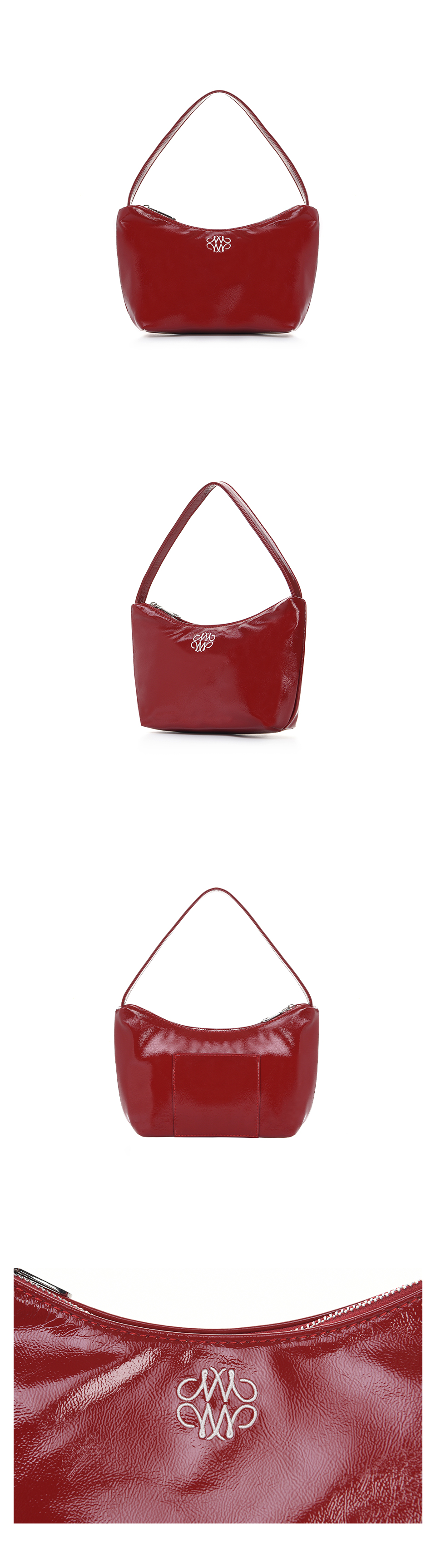 NICOLE MINI HOBO BAG #徐睿知同款! - 9 COLORS RED
