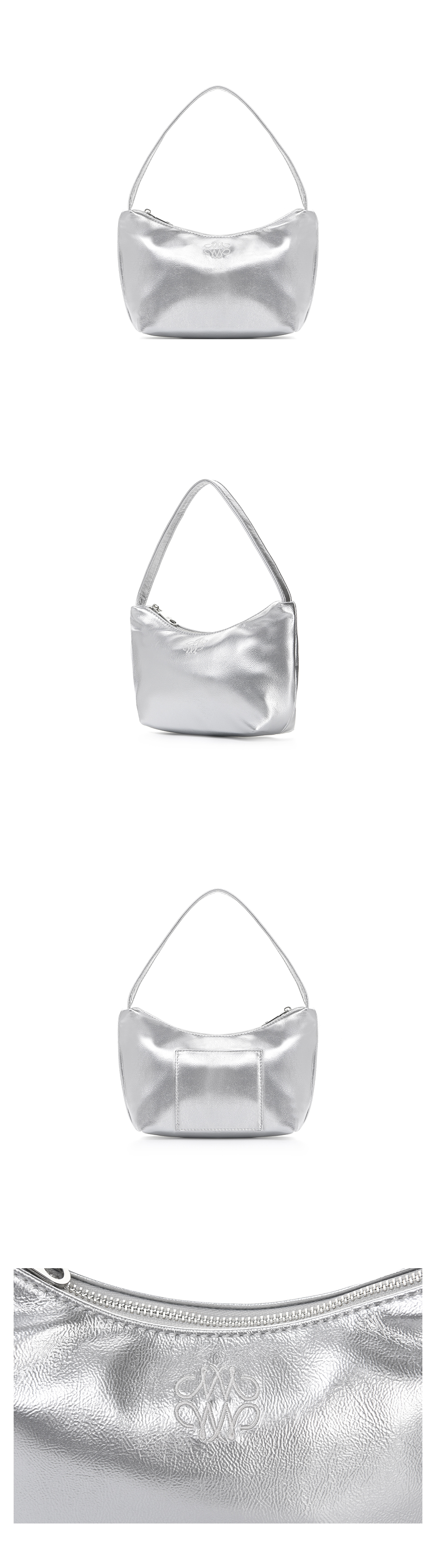 NICOLE MINI HOBO BAG #徐睿知同款! - 9 COLORS SILVER