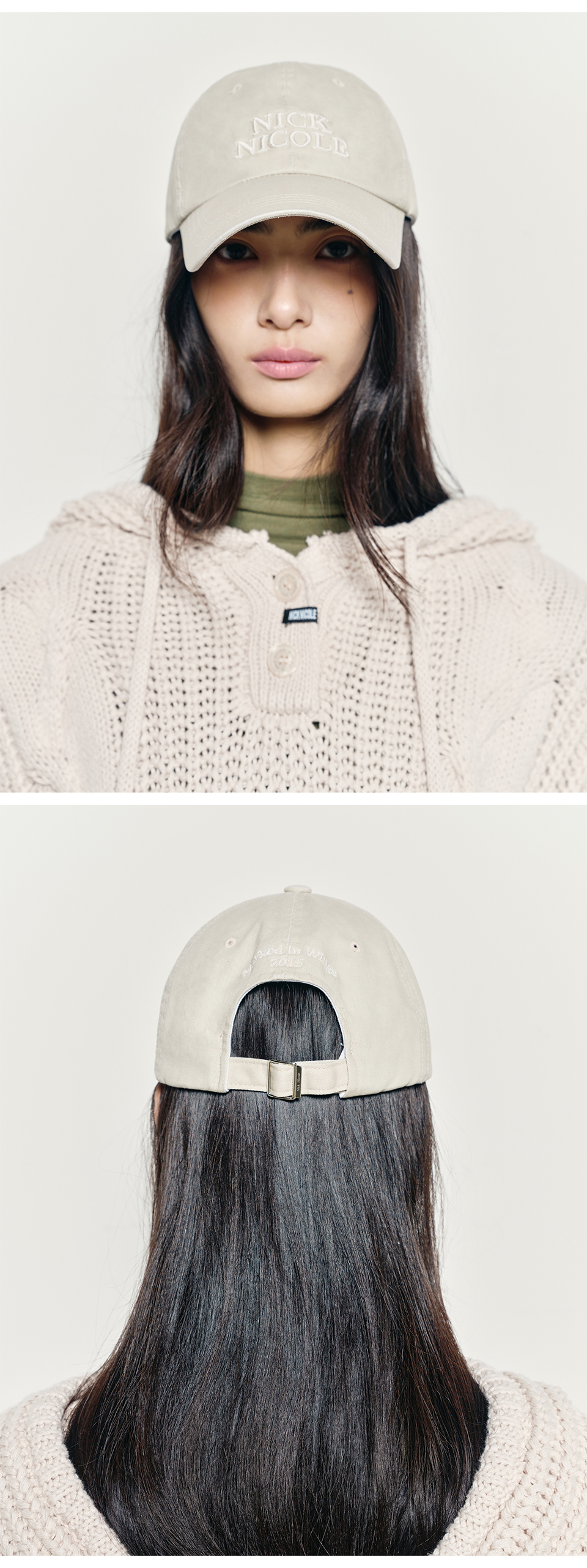 MINI ORIGINALS NICOLE BALL CAP #徐睿知同款! - 10 COLORS BEIGE