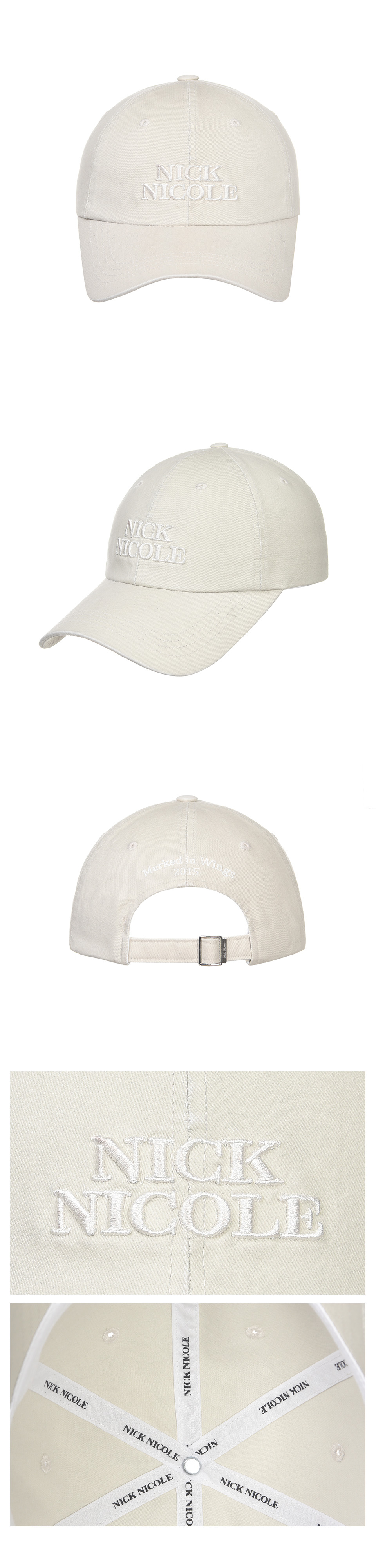 MINI ORIGINALS NICOLE BALL CAP #徐睿知同款! - 10 COLORS BEIGE