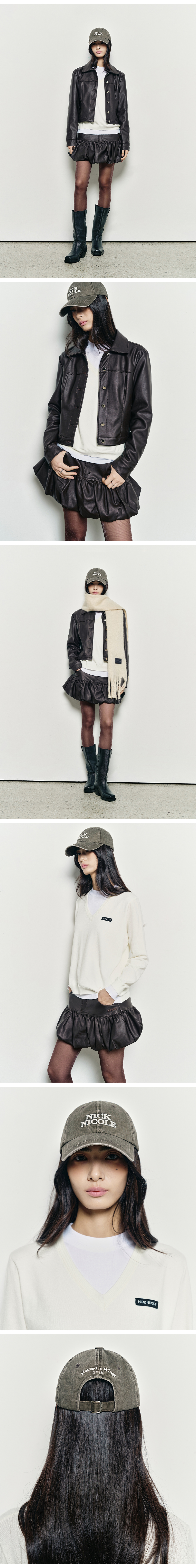 MINI ORIGINALS NICOLE BALL CAP #徐睿知同款! - 10 COLORS KHAKI