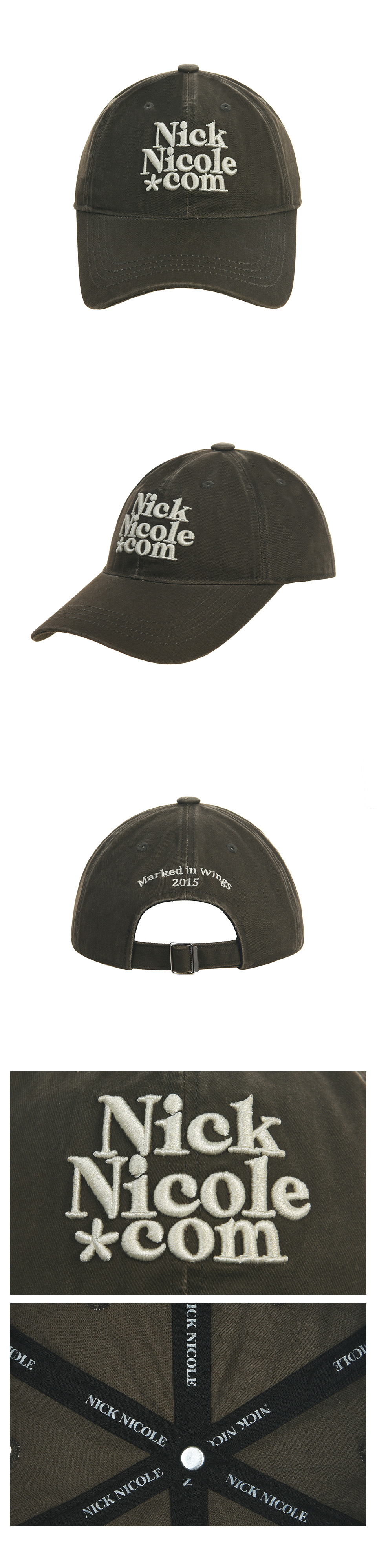NN DOTCOM SIGNATURE BALL CAP #徐睿知同款! - 18 COLORS KHAKI