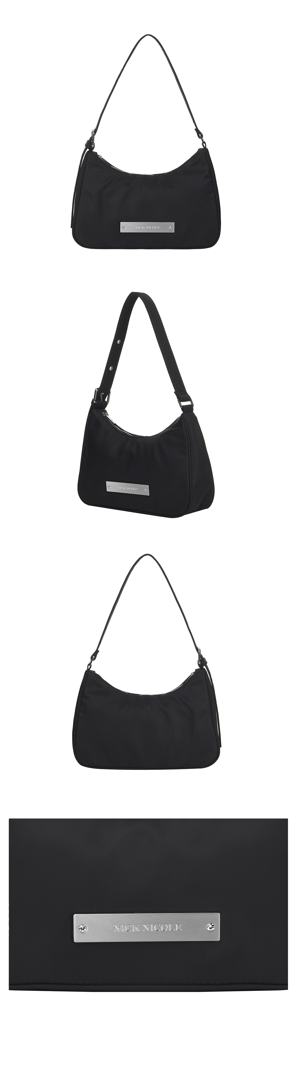 CRYSTAL NYLON AROUND MINI BAG #徐睿知同款! 