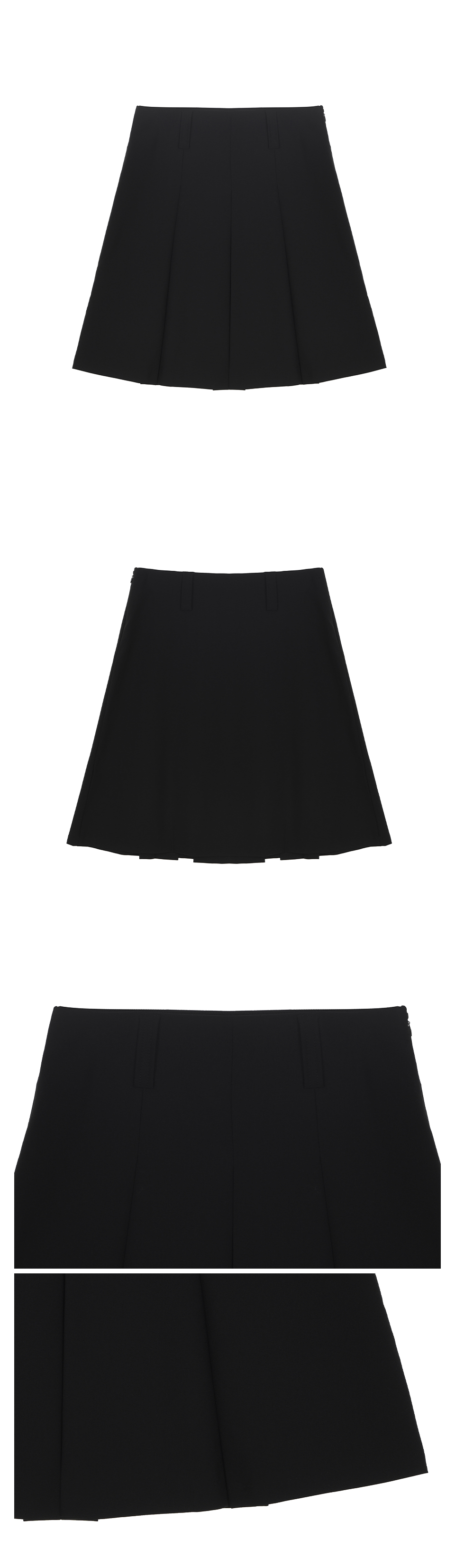 LOW-RISE MIDI PLEAT SKIRT #徐睿知同款!