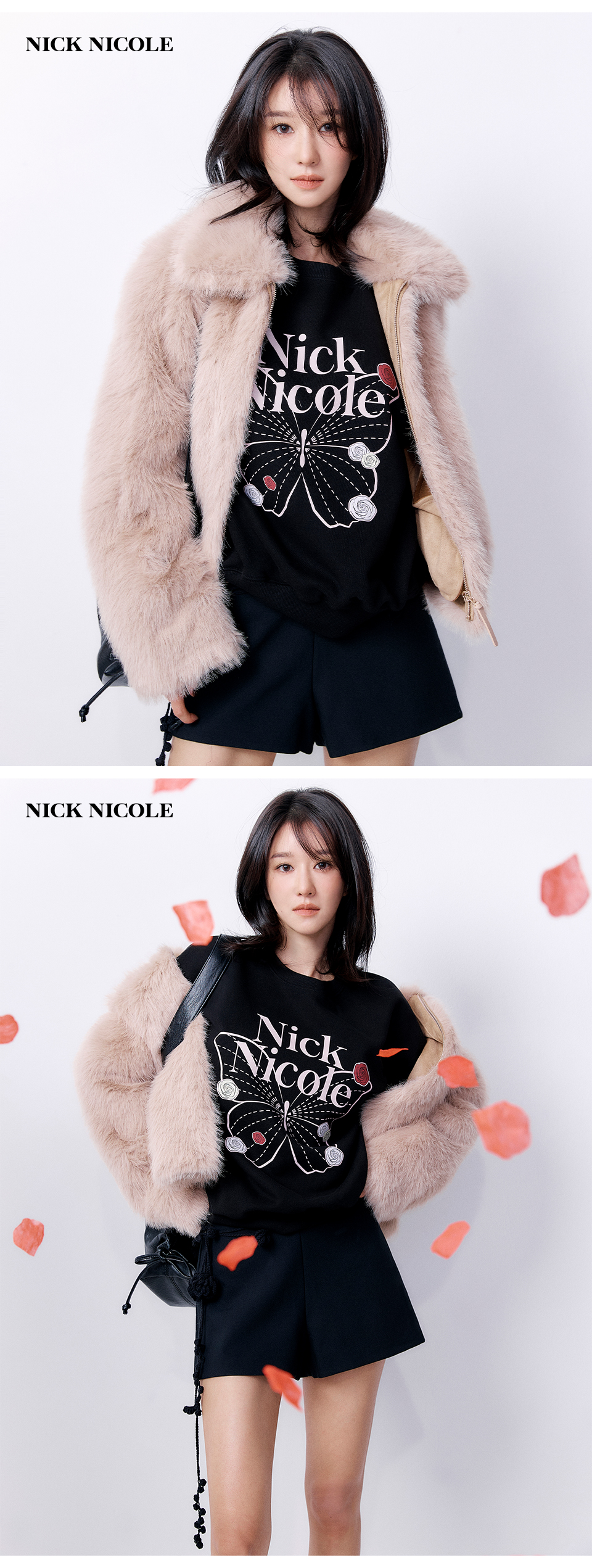 FAUX FUR ZIP UP JACKET #徐睿知同款! 
