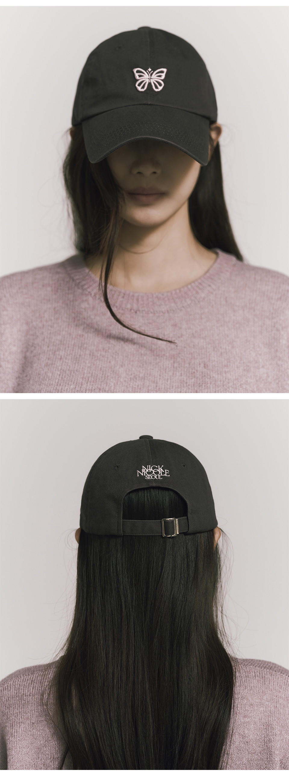MINI BUTTERFLY BLINK BALL CAP #徐睿知同款! - 8 COLORS PINK