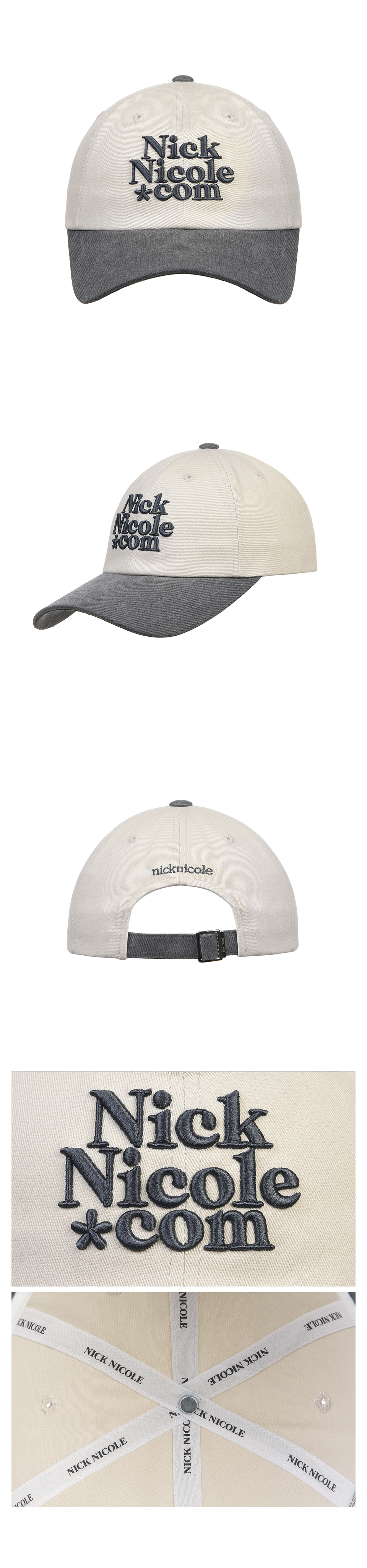 NN DOTCOM SIGNATURE BALL CAP #徐睿知同款! - 18 COLORS CHARCOAL