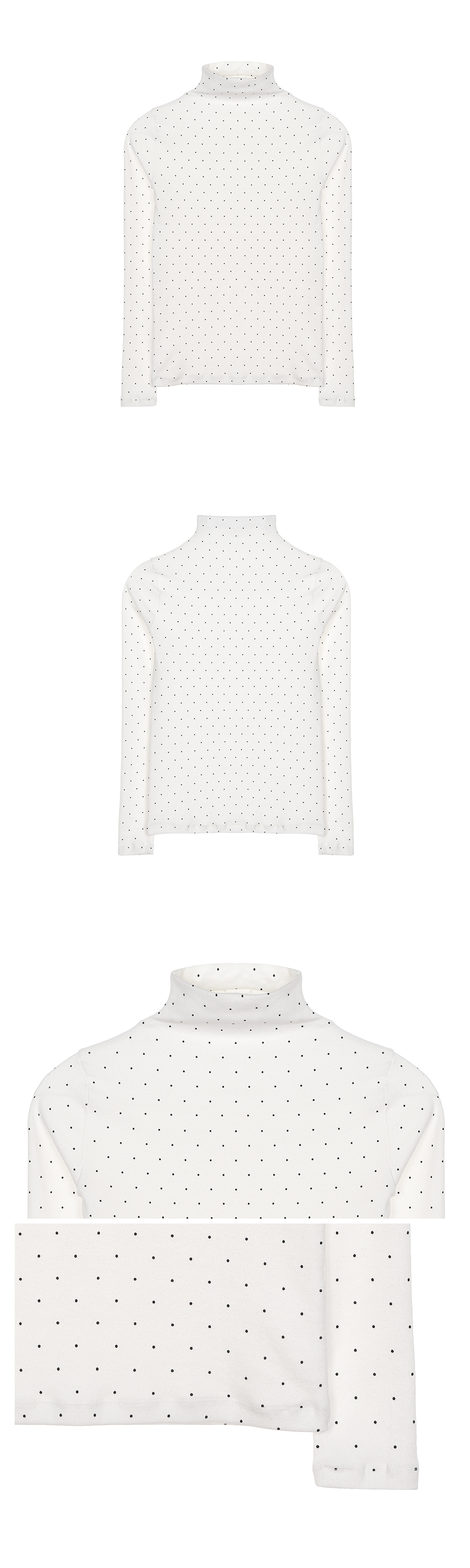 HIGH NECK SLIM TOP #徐睿知同款! - 11 COLORS WHITE