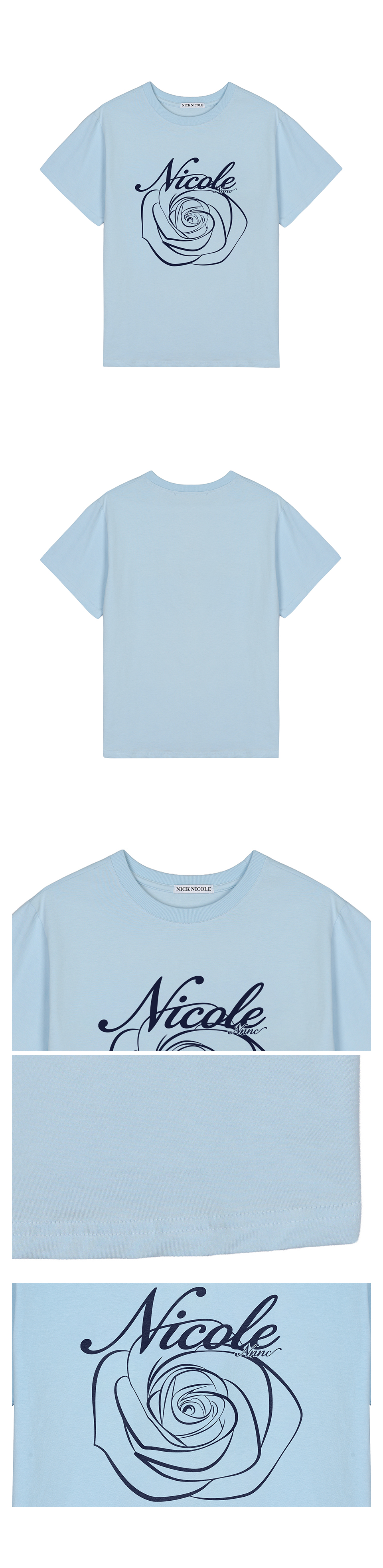 NICOLE ROSE SLEEVE TOP #徐睿知同款! - 11 COLORS NAVY