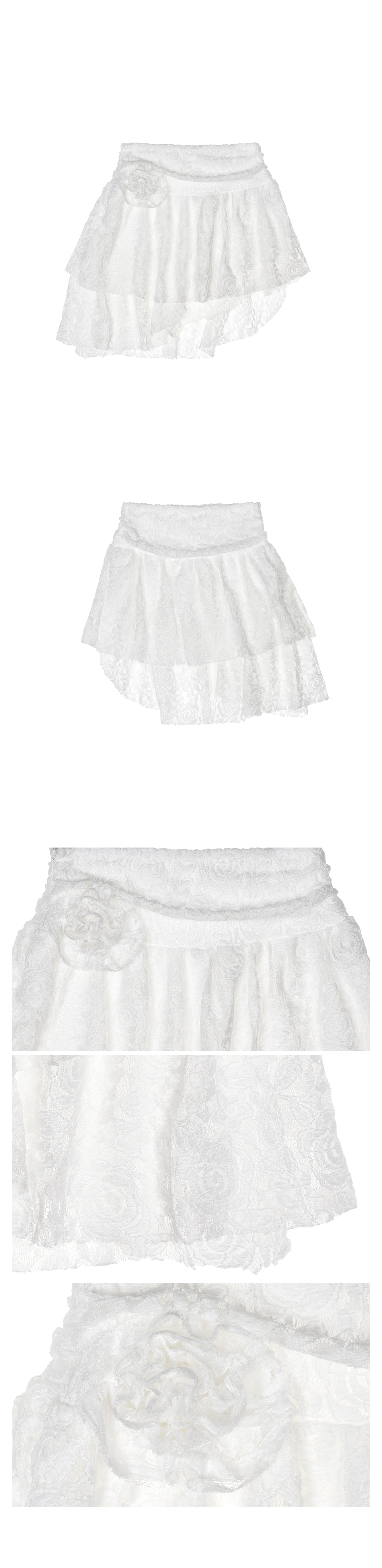 ROSE TIERED LACE SKIRT #徐睿知同款!